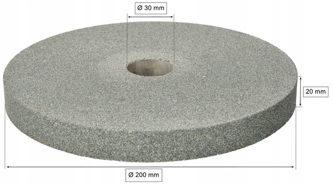 Brúsny kotúč ø 200 mm kameň pre stolnú brúsku